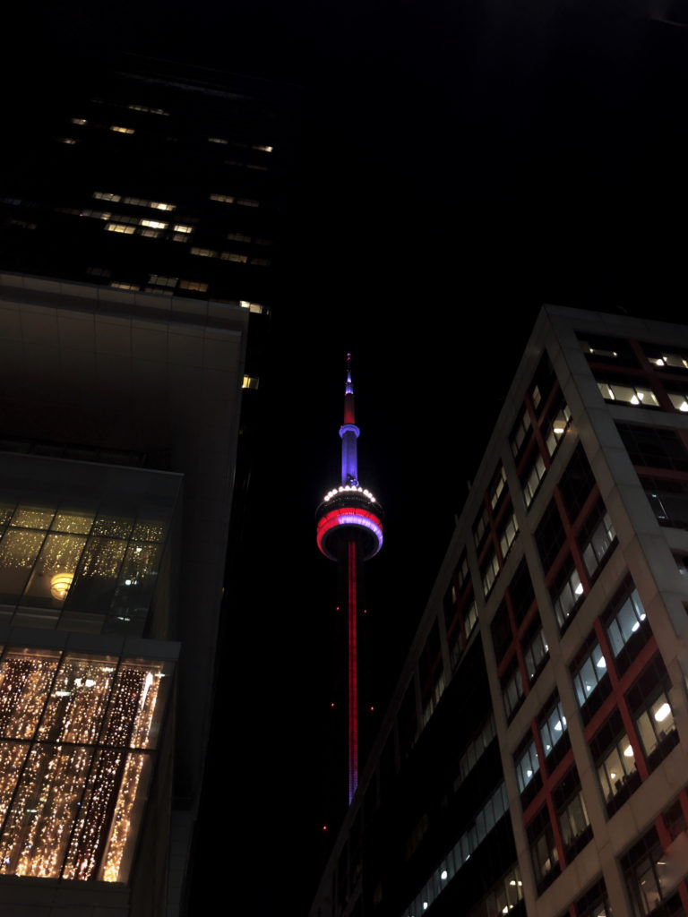 CN Tower dans le centre-ville de Toronto