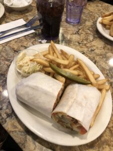 Wraps au Westway Diner à New-York