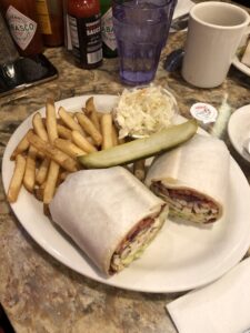 Wraps au Westway Diner à New-York