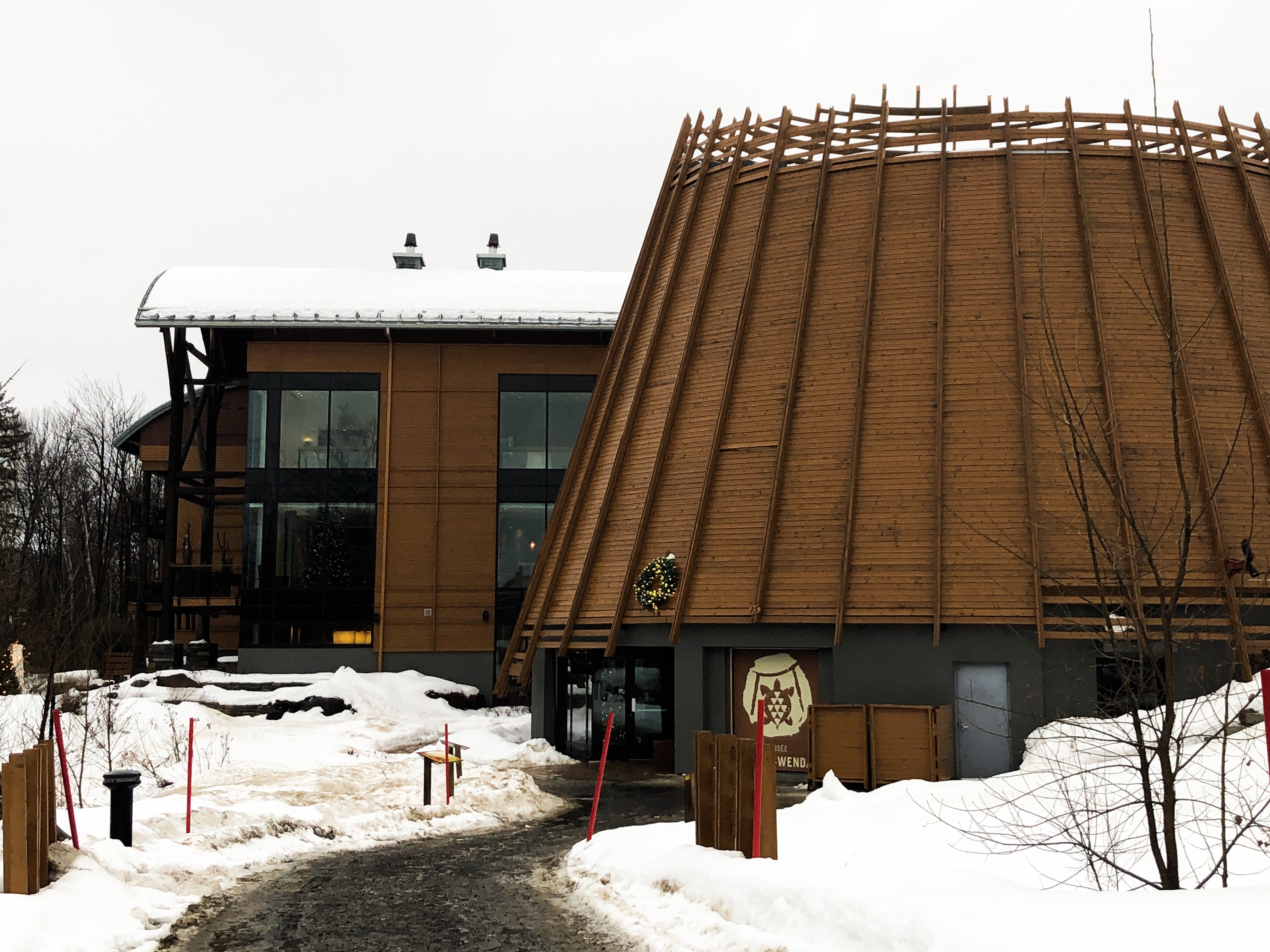 Musée Huron-Wendat à Wendake de l'extérieur