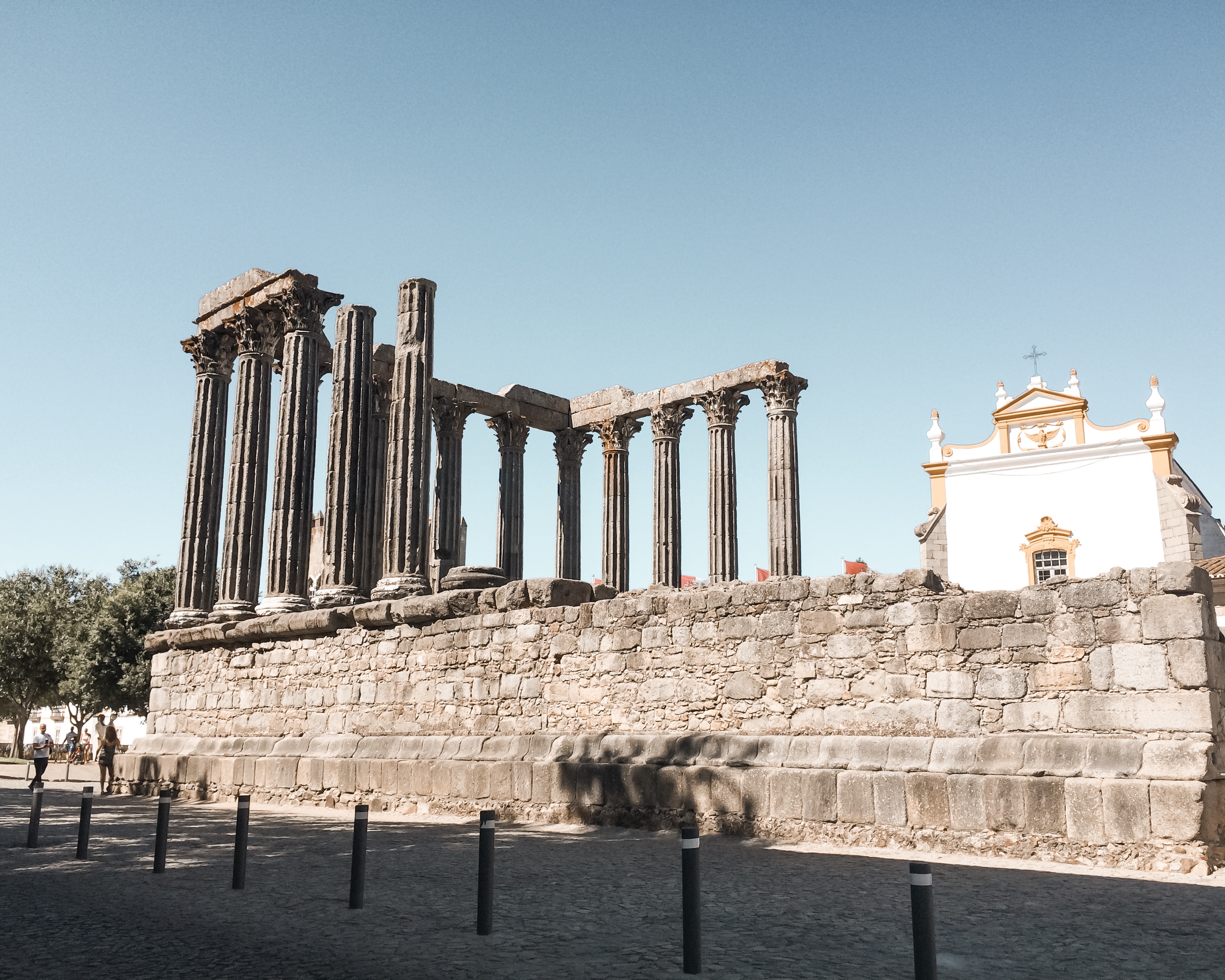 Visiter Evora en Alentejo - Temple de Diane